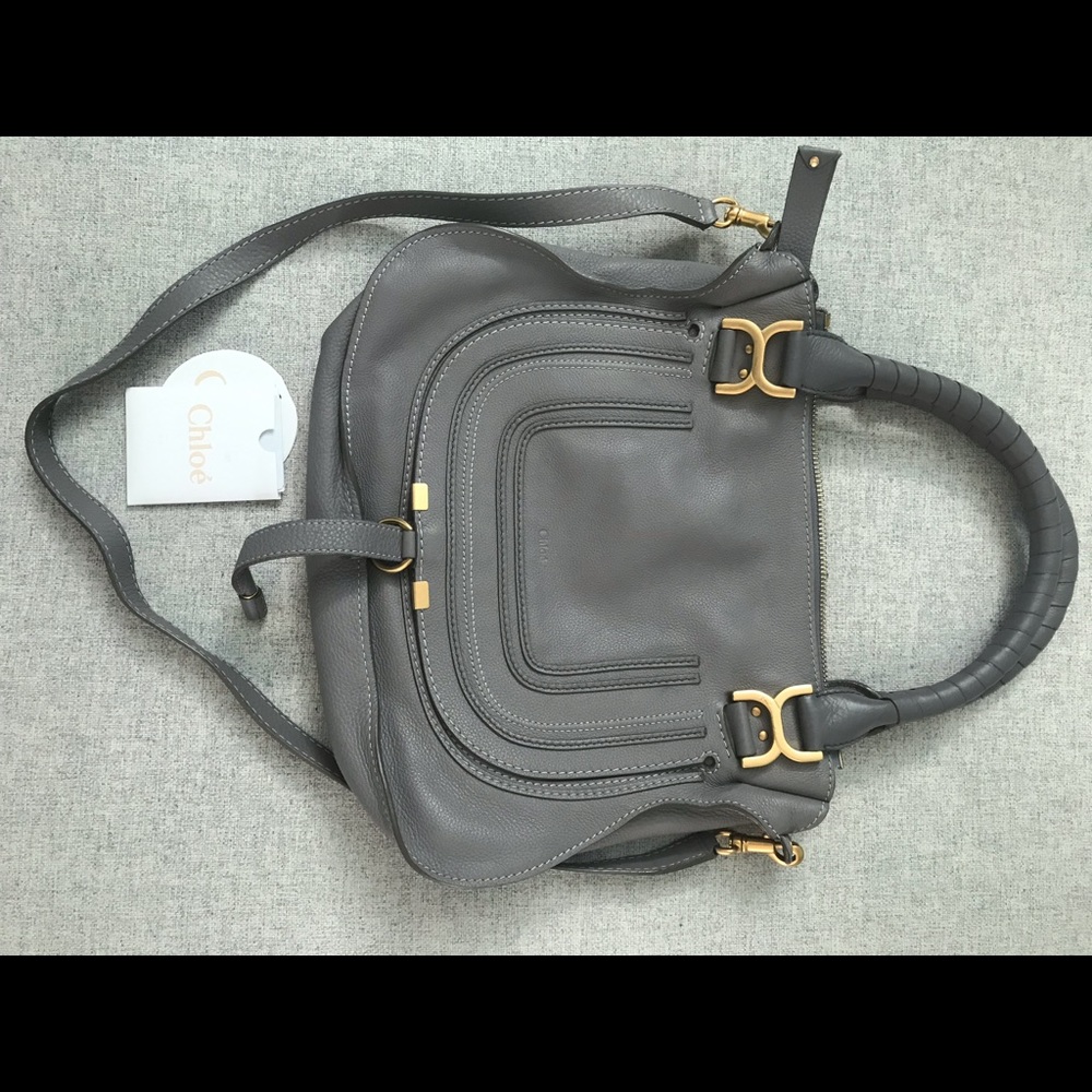 Chloe Marcie Medium Bag Grey LIKE NEW!